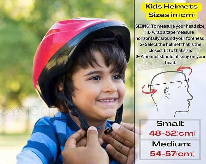 Kask rowerowy dla dzieci Cycleafer, regulowane dopasowanie