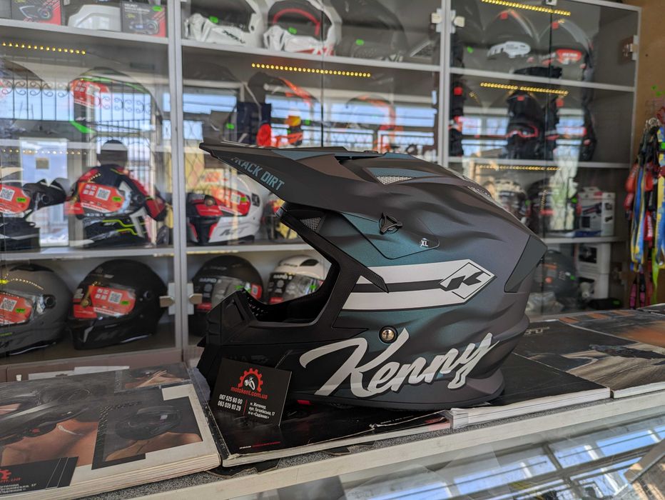 Мото шолом кросовий єндуро Kenny Track Speed мотошолом для мотокросу