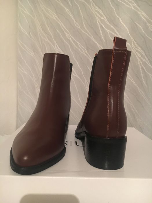 Anis r.40 skórzane sztyblety Ava Winter Inglese brązowe 6078C