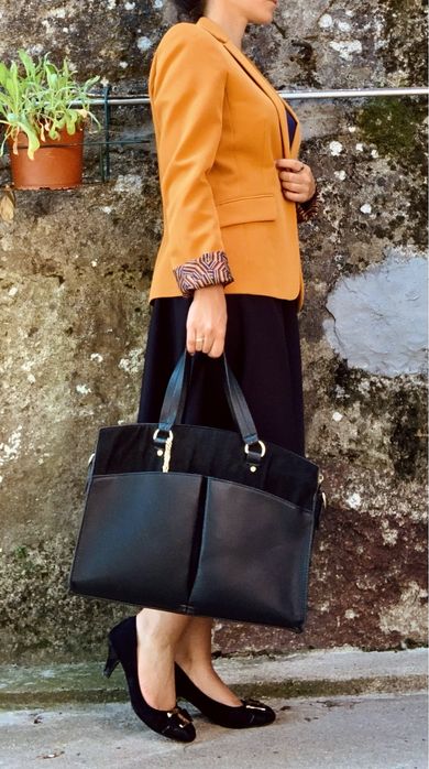 Mala de portátil preta