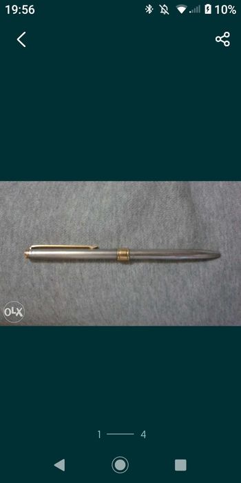 Caneta PRATA marca delta