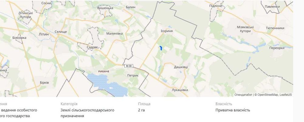 Продам ділянку (8387)