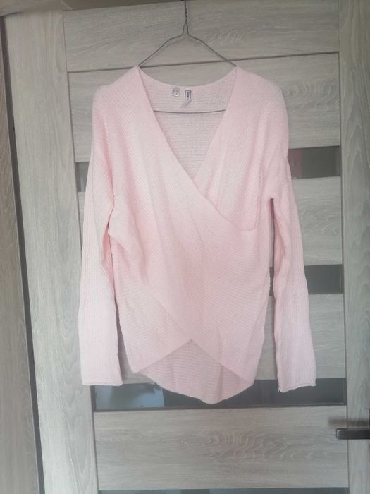 Nowy milutki miękki sweterek przekładany cienki 32 34