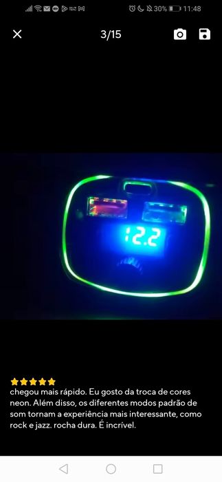 Adaptador Carro Led