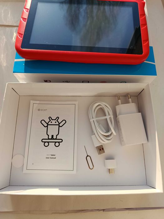 Новый детский планшет BDF 7 дюймов 13 Андроид  4/64гб 4000mAh АКБ Wifi дитячий