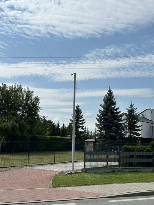 Słup maszt pod kamery - lampy - światłowód - solary 7m Nowy