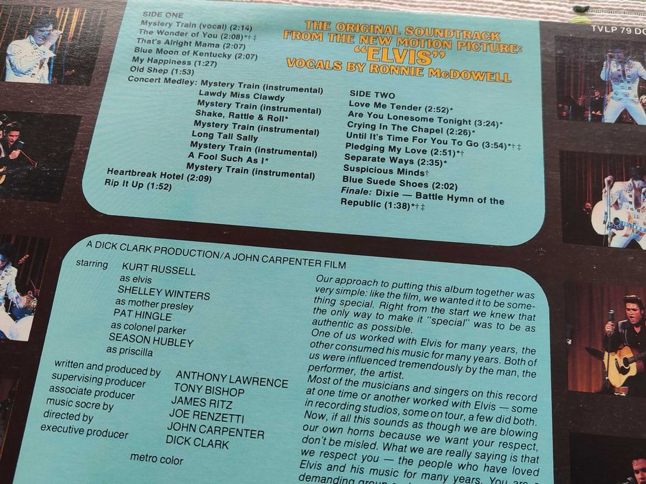 Elvis | LP vinil; banda sonora do filme, 1979