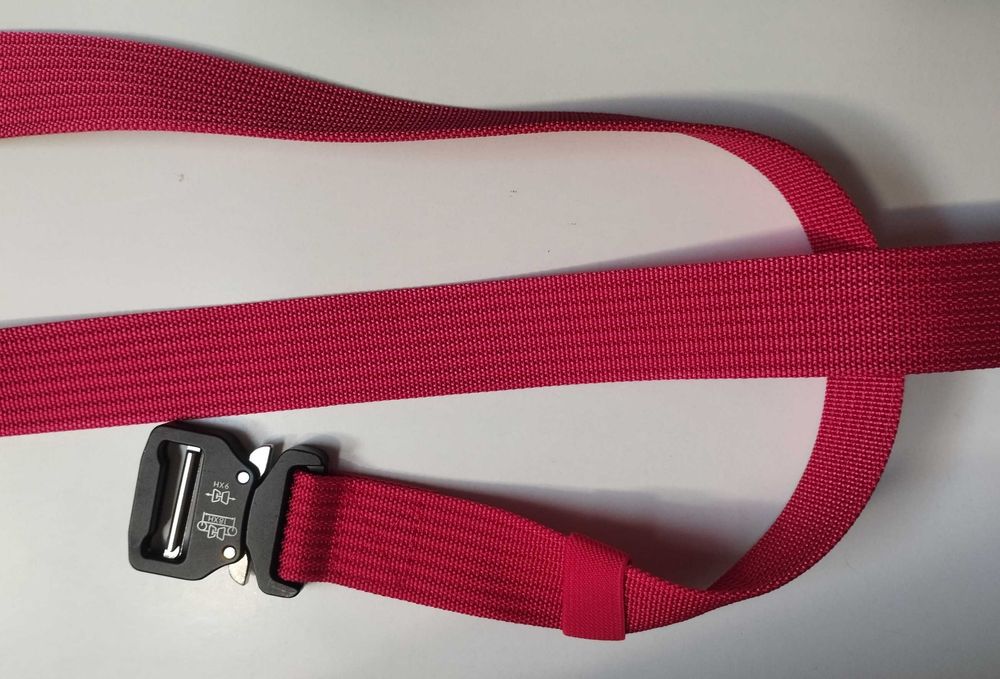 Cinto de encaixe rápido, vermelho. Bombeiro