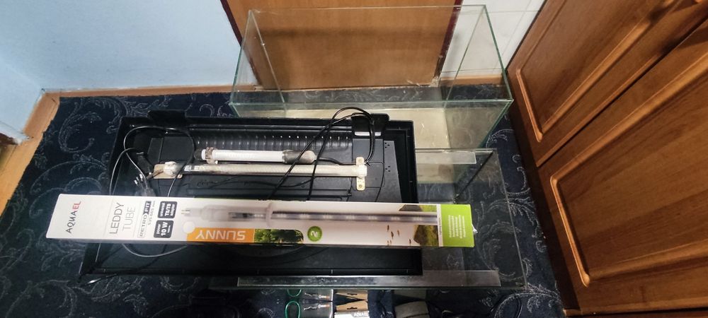 Akwarium duży zestaw