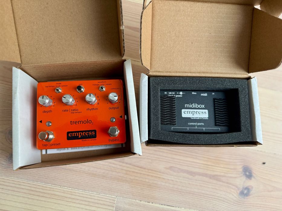 Empress Tremolo 2 + Midi box