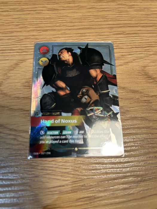 Rift bound - Darius - Hand of Noxus - overnumbered signed