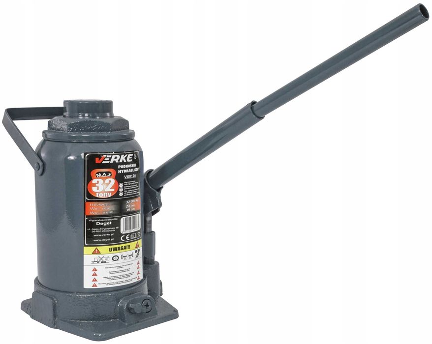 Podnośnik Hydrauliczny Słupkowy Udźwig 32000kG Żaba Lewarek VERKE