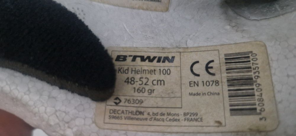 Capacete criança para bicicleta