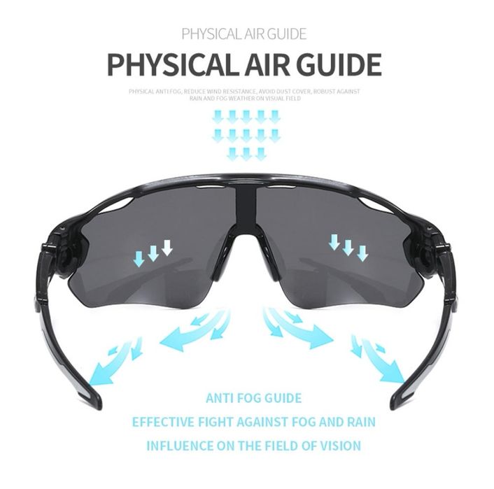 Óculos de ciclismo e corrida