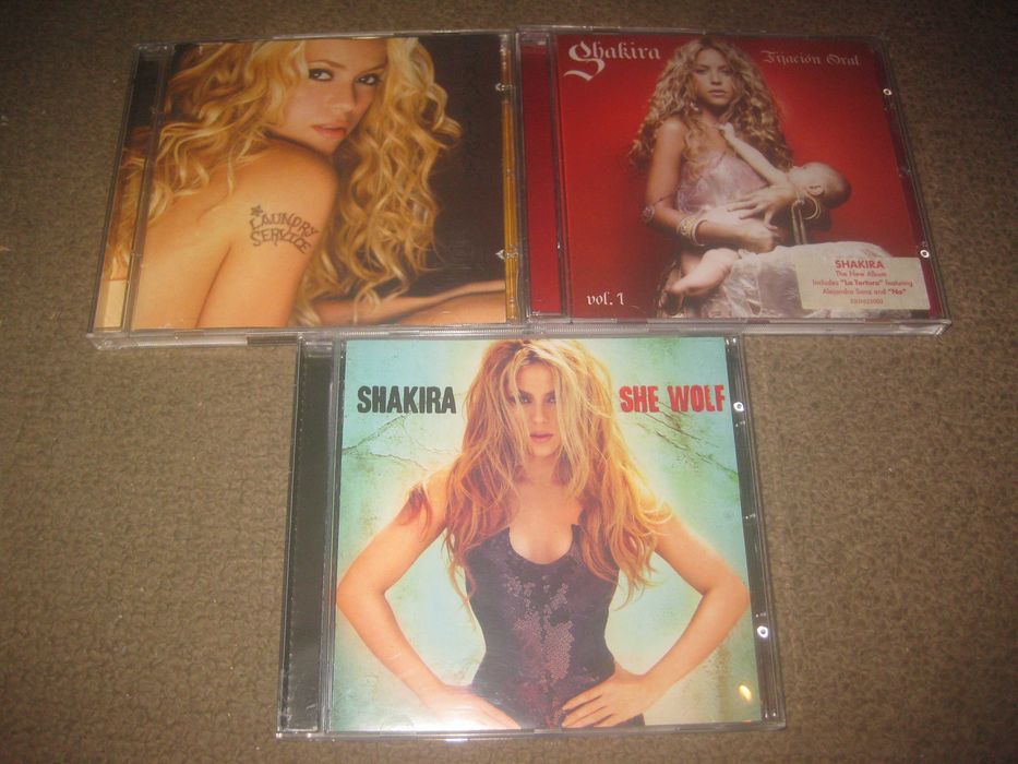 3 CDs da "Shakira"