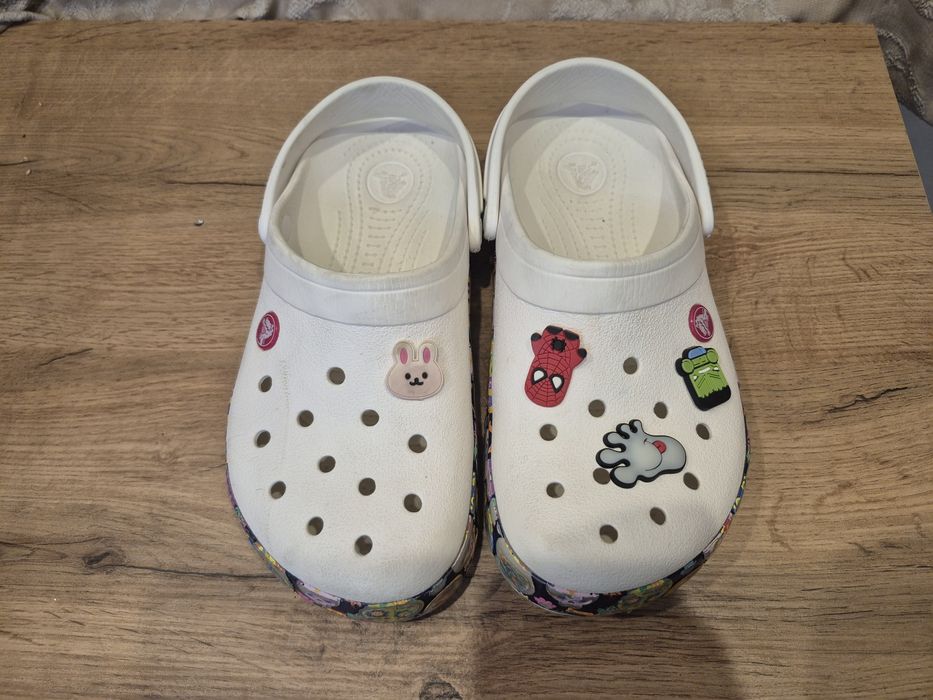 Тапки CROCS білі