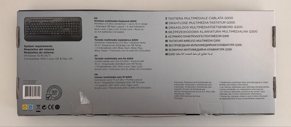 Teclado Wireless Mitsai