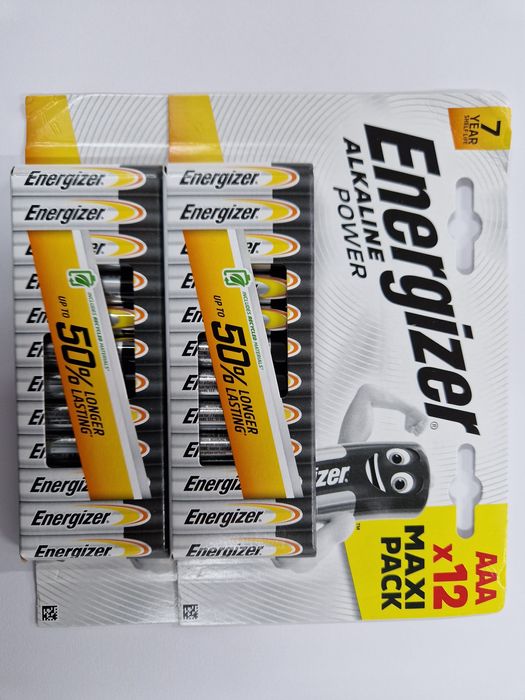 24 szt  Bateria alkaliczna Energizer AAA (R3)