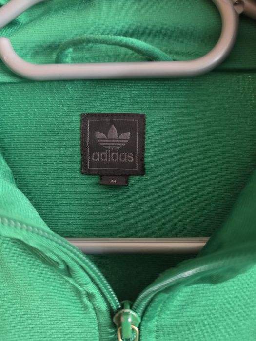 Zielona rozpinana bluza Adidas M