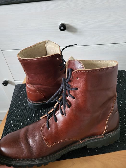 Skórzane botki damskie Vasky r.39 skóra naturalna