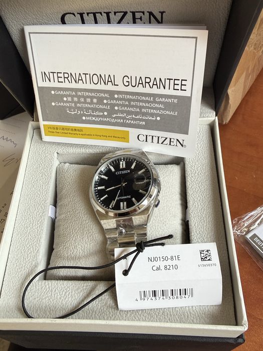 Zegarek Citizen Tsuyosa Black (NJ0150-81E)