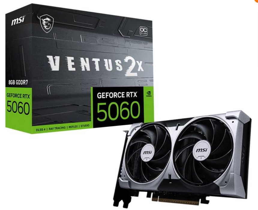 MSI GeForce RTX 5060 8G VENTUS 2X OC