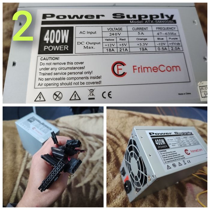 Блоки питания для ПК.Рабочие 100%.