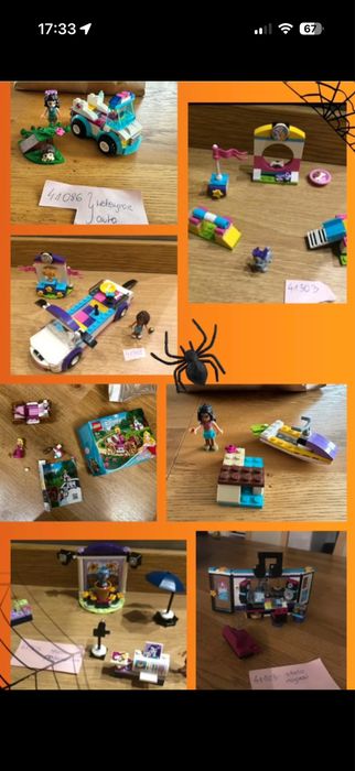 7 zestawow lego dla dziewcznki