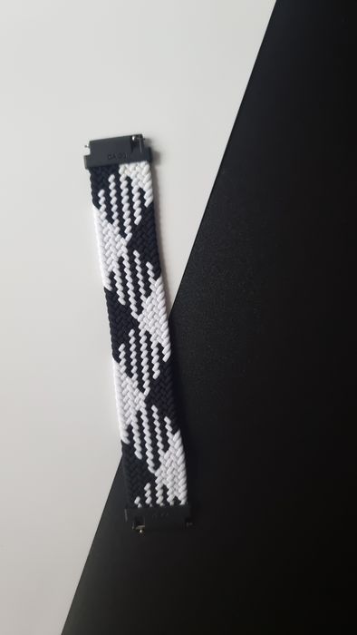 Pasek plecionego materiału 20 mm do zegarka Samsung, Huawei, Amazfit,