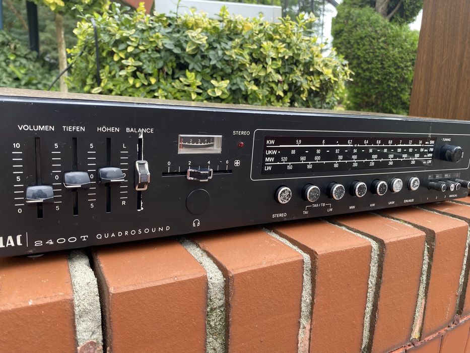 Amplituner Elac 2400 z kolumnami