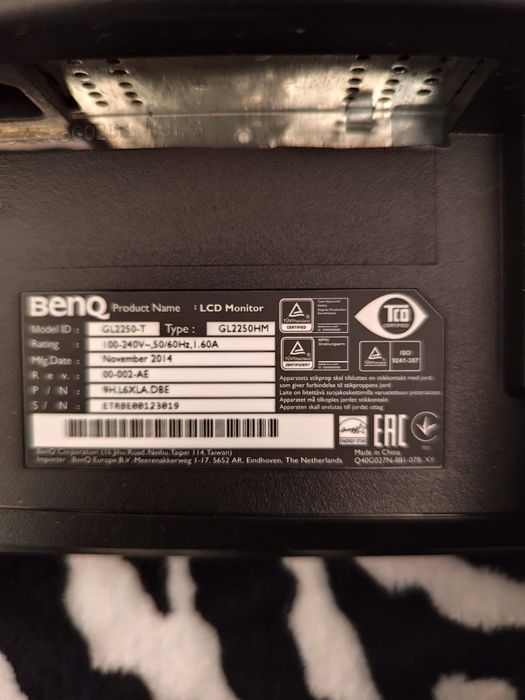 Monitor BenQ 22” Full HD 60Hz !