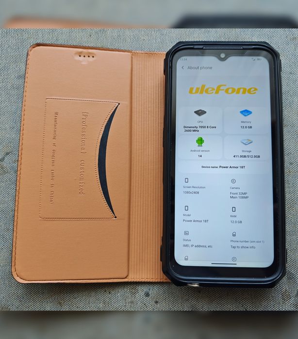 Ulefone Power Armor 18T Ultra, 5G, 24/512GB, FLIR Lepton 3.5MSX
