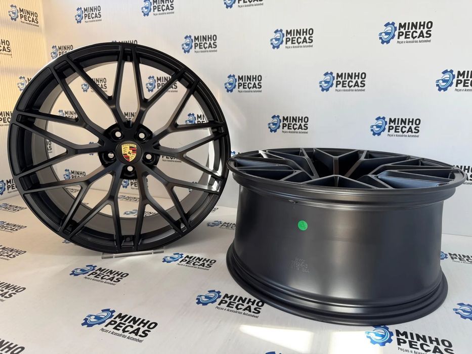 Jantes Look Porsche Macan GTS em 21 (5x112) Preto Matte