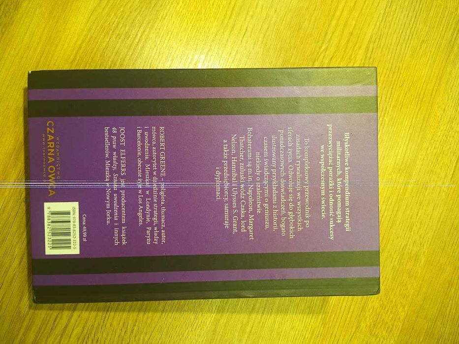 Książka "33 strategie wojny" Robert Greene