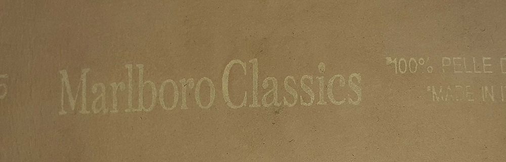 Cinto Marlboro Classics em Pele