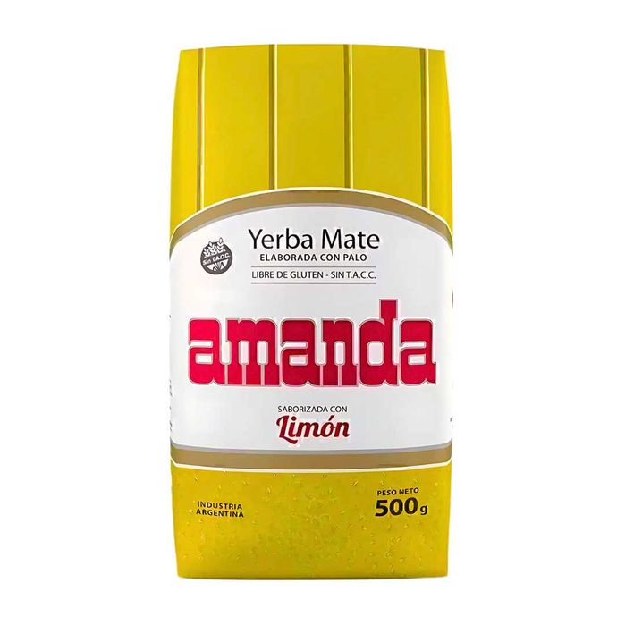 Yerba Mate Amanda Limon (cytrynowa) 0,5kg