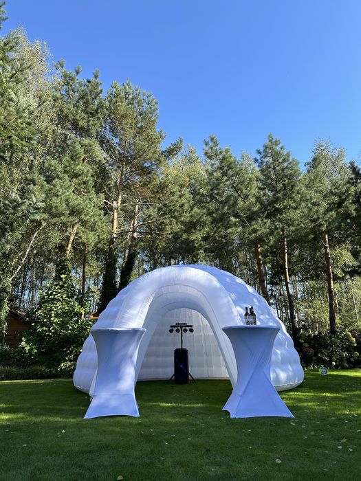 Namiot imprezowy w kształcie igloo 6m, urodziny, osiemnastka, reklama