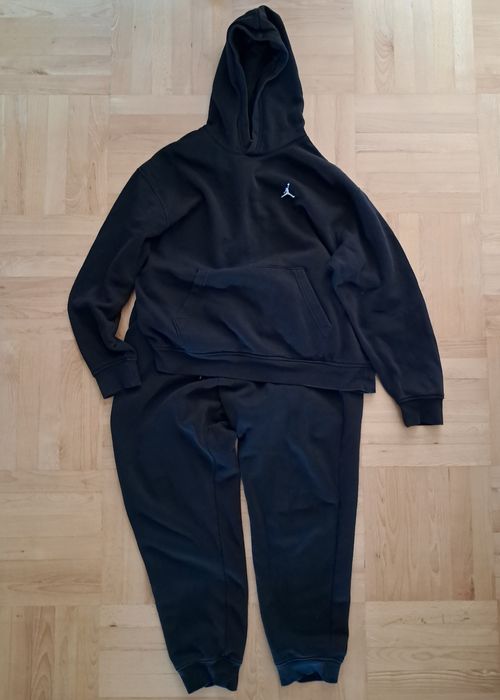 Set dres Jordan czarny XL L Męski spodnie bluza z kapturem