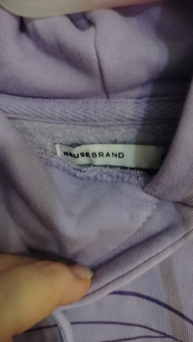 Bluza damska dziewczęca House Brand kaptur liliowa M