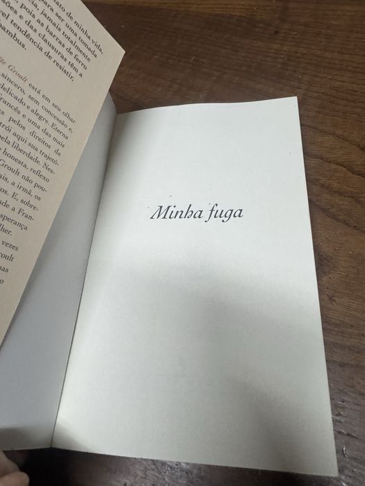 Livro Benoîte Groult minha fuga