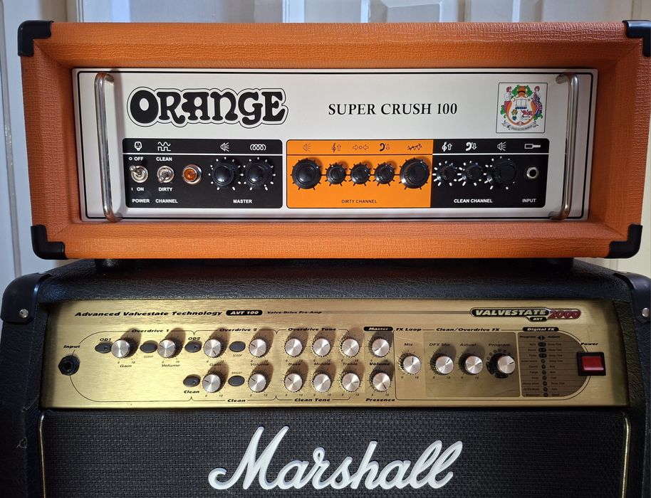 Amplificadores de Guitarra Orange e Marshall