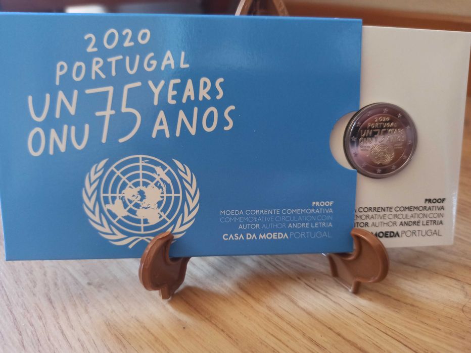 Moedas comemorativas 2€ Portugal Proof