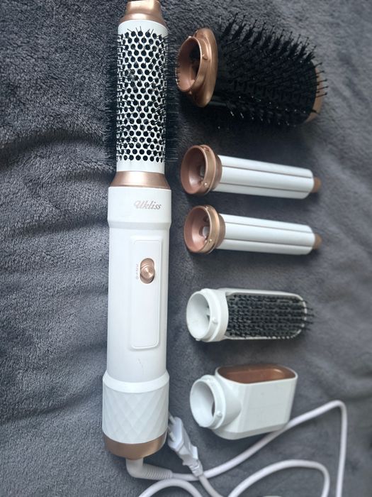 Стайлер для укладки волос Ukliss 6 в 1 фен-щетка