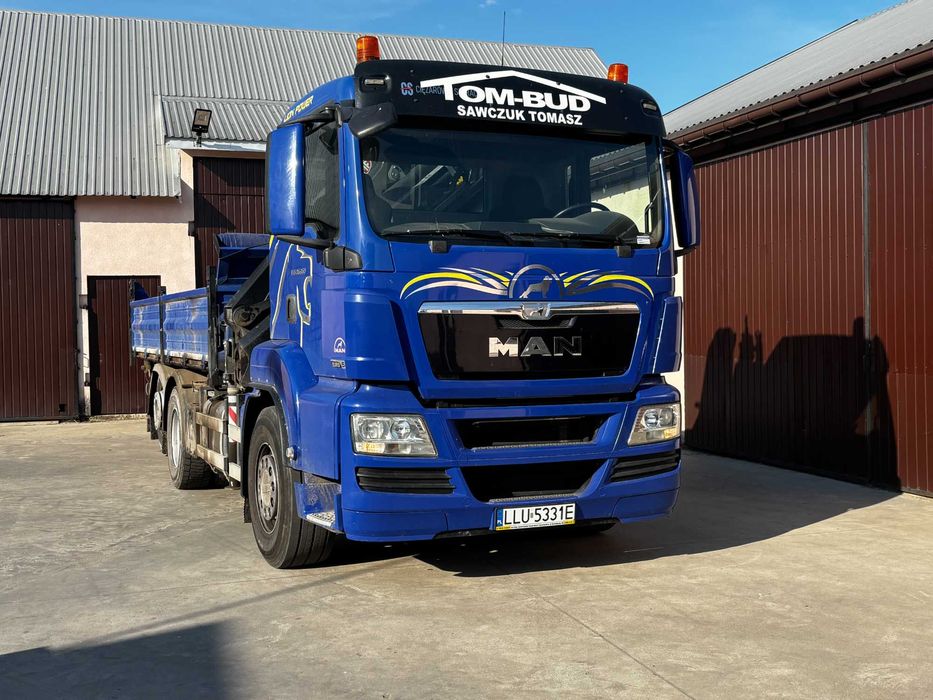 MAN TGS 26.360 Wywrotka//3-S + HDS HMF 1420//E5