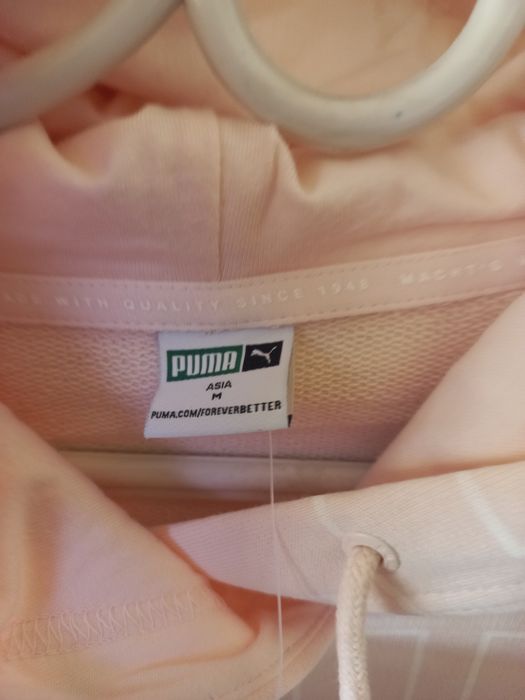 Puma Bluza M oversize pastelowy beż