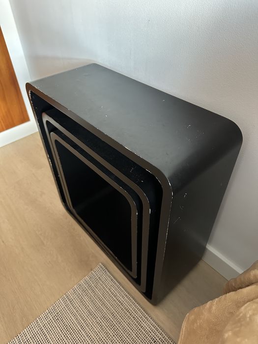 Cubos decorativos pretos