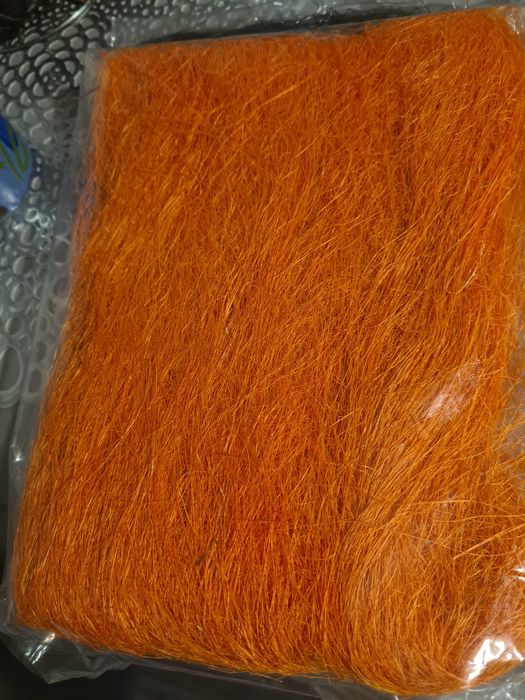 Zestaw 2 paczek sizalu pomarańczowego