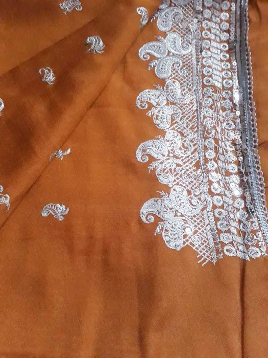 Сари + шаль, натуральная ткань