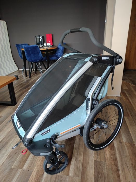 THULE Chariot Cross 2, kolor Alaska, przyczepka rowerowa