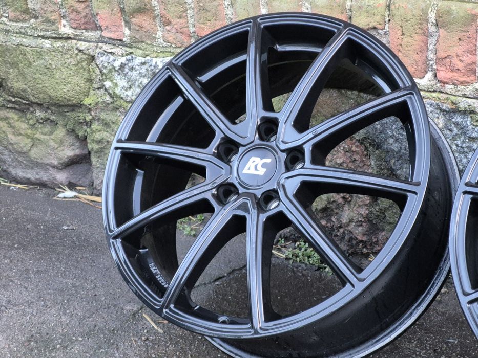 Alufelgi 18" RC 5x112 czarne Audi Volkswagen Skoda Seat +Gratis